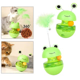 Maxbell Tumbler Cat Toy Cat Toys for Indoor Cats Educational Toy Interactive Cat Toy with feather