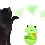 Maxbell Tumbler Cat Toy Cat Toys for Indoor Cats Educational Toy Interactive Cat Toy with feather