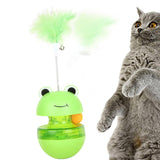 Maxbell Tumbler Cat Toy Cat Toys for Indoor Cats Educational Toy Interactive Cat Toy with feather