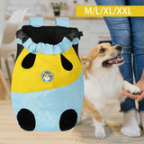 Maxbell Dog Carrier Backpack Breathable Head Out Backpack for Travel Outdoor Walking M