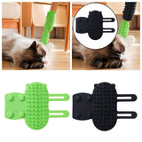 Maxbell 2x Tickling Comb Pet Brushes Cat Self Groomer for Puppy Short Long Hair Cats green