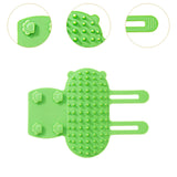 Maxbell 2x Tickling Comb Pet Brushes Cat Self Groomer for Puppy Short Long Hair Cats green