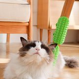 Maxbell 2x Tickling Comb Pet Brushes Cat Self Groomer for Puppy Short Long Hair Cats green