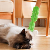 Maxbell 2x Tickling Comb Pet Brushes Cat Self Groomer for Puppy Short Long Hair Cats green