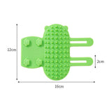 Maxbell 2x Tickling Comb Pet Brushes Cat Self Groomer for Puppy Short Long Hair Cats green