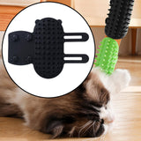 Maxbell 2x Tickling Comb Pet Brushes Cat Self Groomer for Puppy Short Long Hair Cats black