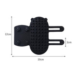 Maxbell 2x Tickling Comb Pet Brushes Cat Self Groomer for Puppy Short Long Hair Cats black