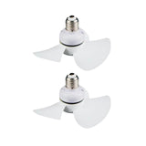 Maxbell Creative Socket Fan Quiet Modern E27 Base Ceiling Fan for Porch Office Halls socket fan