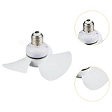 Maxbell Creative Socket Fan Quiet Modern E27 Base Ceiling Fan for Porch Office Halls socket fan