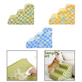 Maxbell Dog Stairs Detachable Washable Cover Compact 3 Steps for High Bed Climbing Bed Couch Green