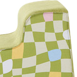 Maxbell Dog Stairs Detachable Washable Cover Compact 3 Steps for High Bed Climbing Bed Couch Green