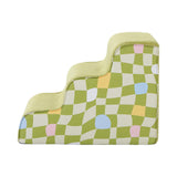 Maxbell Dog Stairs Detachable Washable Cover Compact 3 Steps for High Bed Climbing Bed Couch Green