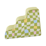 Maxbell Dog Stairs Detachable Washable Cover Compact 3 Steps for High Bed Climbing Bed Couch Green