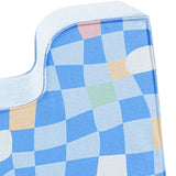 Maxbell Dog Stairs Detachable Washable Cover Compact 3 Steps for High Bed Climbing Bed Couch Blue