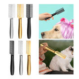 Maxbell Pet Hair Comb Cat Shedding Comb Dog Comb for Long and Short Hair Horse Puppy black single row