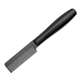 Maxbell Pet Hair Comb Cat Shedding Comb Dog Comb for Long and Short Hair Horse Puppy black single row