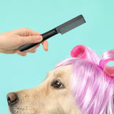 Maxbell Pet Hair Comb Cat Shedding Comb Dog Comb for Long and Short Hair Horse Puppy black single row