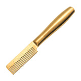 Maxbell Pet Hair Comb Cat Shedding Comb Dog Comb for Long and Short Hair Horse Puppy gold single row