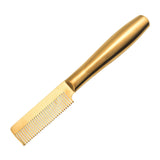 Maxbell Pet Hair Comb Cat Shedding Comb Dog Comb for Long and Short Hair Horse Puppy gold single row