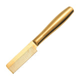Maxbell Pet Hair Comb Cat Shedding Comb Dog Comb for Long and Short Hair Horse Puppy gold single row