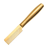 Maxbell Pet Hair Comb Cat Shedding Comb Dog Comb for Long and Short Hair Horse Puppy gold single row