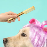 Maxbell Pet Hair Comb Cat Shedding Comb Dog Comb for Long and Short Hair Horse Puppy gold single row