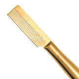 Maxbell Pet Hair Comb Cat Shedding Comb Dog Comb for Long and Short Hair Horse Puppy gold single row