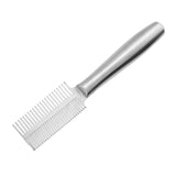 Maxbell Pet Hair Comb Cat Shedding Comb Dog Comb for Long and Short Hair Horse Puppy silver double row