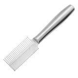 Maxbell Pet Hair Comb Cat Shedding Comb Dog Comb for Long and Short Hair Horse Puppy silver double row