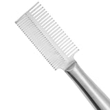 Maxbell Pet Hair Comb Cat Shedding Comb Dog Comb for Long and Short Hair Horse Puppy silver double row