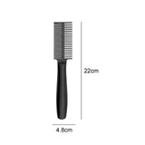 Maxbell Pet Hair Comb Cat Shedding Comb Dog Comb for Long and Short Hair Horse Puppy black double row