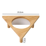 Maxbell Small Dog Bowls Stand Single Feeding Station Raised Cat Water Food Bowl Rack