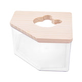 Maxbell Hamster Bath Toilet Pet Bathroom Pet Basin for Ferret Hedgehog Small Animals S