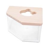 Maxbell Hamster Bath Toilet Pet Bathroom Pet Basin for Ferret Hedgehog Small Animals S