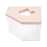 Maxbell Hamster Bath Toilet Pet Bathroom Pet Basin for Ferret Hedgehog Small Animals S