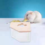 Maxbell Hamster Bath Toilet Pet Bathroom Pet Basin for Ferret Hedgehog Small Animals S