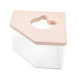 Maxbell Hamster Bath Toilet Pet Bathroom Pet Basin for Ferret Hedgehog Small Animals L