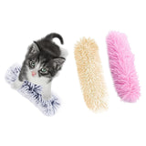 Maxbell 3x Cat Catnip Toys for Indoor Cats Cat Pillows Toys for Kitten Kitty Chasing pink yellow gray