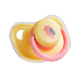 Maxbell Pet Dog Silicone Pacifier Animal Accessories Bite Resistant Calming Chew Toy yellow