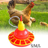 Maxbell Automatic Chicken Waterer Sturdy Poultry Drinker Waterer for Goose Hen Ducks S