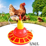 Maxbell Automatic Chicken Waterer Sturdy Poultry Drinker Waterer for Goose Hen Ducks S