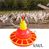 Maxbell Automatic Chicken Waterer Sturdy Poultry Drinker Waterer for Goose Hen Ducks S