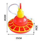 Maxbell Automatic Chicken Waterer Sturdy Poultry Drinker Waterer for Goose Hen Ducks S