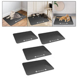 Maxbell Absorbent Pet Feeding Mat Non Slip with Smooth Edges Dog Water Dispenser Mat 30x40x0.35cm