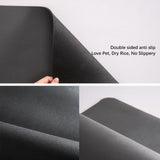 Maxbell Absorbent Pet Feeding Mat Non Slip with Smooth Edges Dog Water Dispenser Mat 30x40x0.35cm
