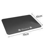 Maxbell Absorbent Pet Feeding Mat Non Slip with Smooth Edges Dog Water Dispenser Mat 45x70x0.35cm
