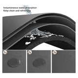 Maxbell Absorbent Pet Feeding Mat Non Slip with Smooth Edges Dog Water Dispenser Mat 60x90x0.35cm