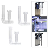 Maxbell Wall Mounted Fish Tank Filter Clear Multifunction for Home Aquarium Supplies D13