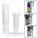 Maxbell Wall Mounted Fish Tank Filter Clear Multifunction for Home Aquarium Supplies D15