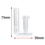 Maxbell Wall Mounted Fish Tank Filter Clear Multifunction for Home Aquarium Supplies D15